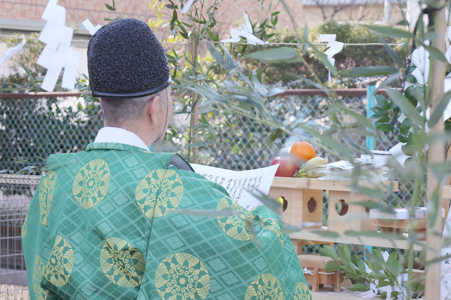 大切な思い出づくり 地鎮祭
