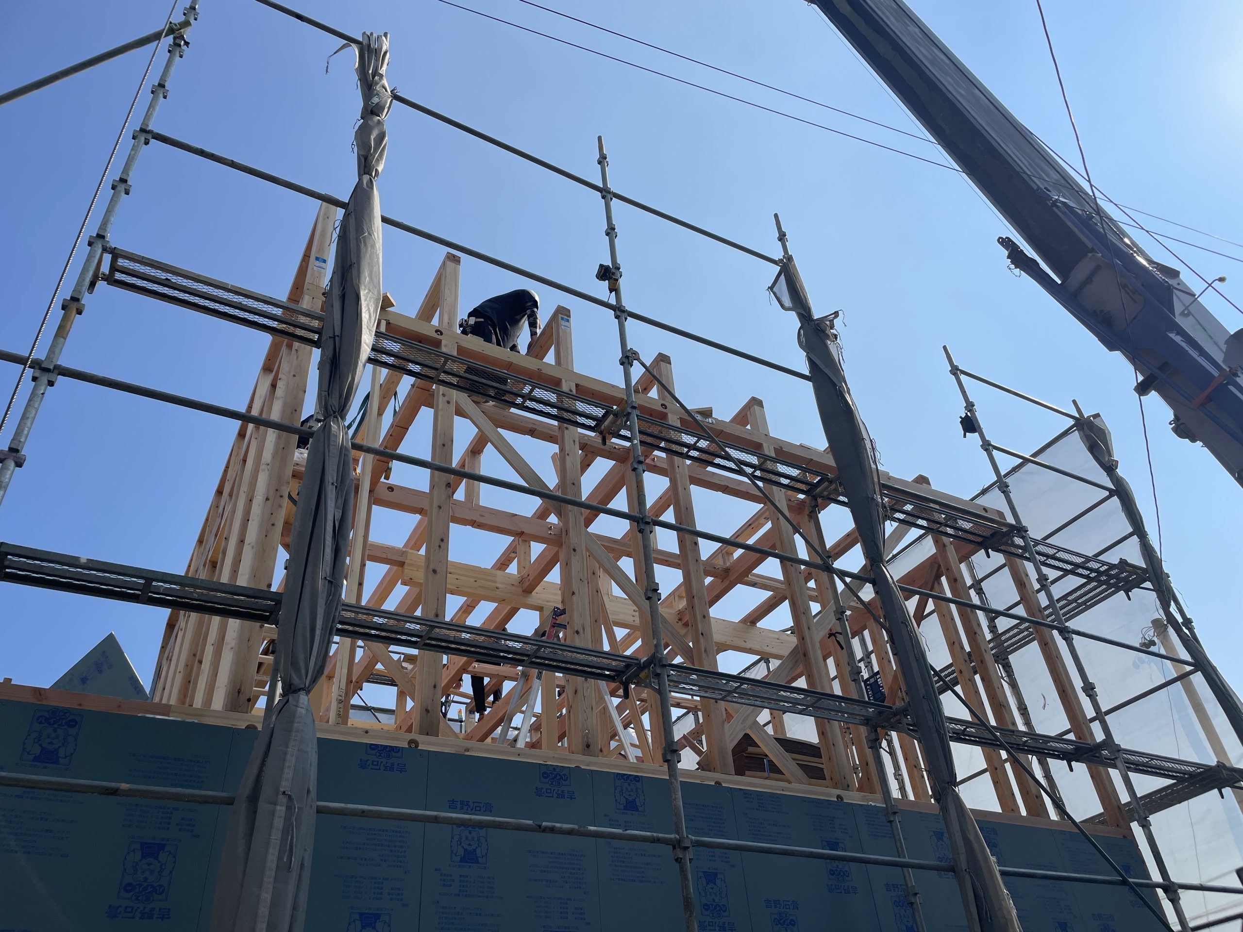 上棟を行いました