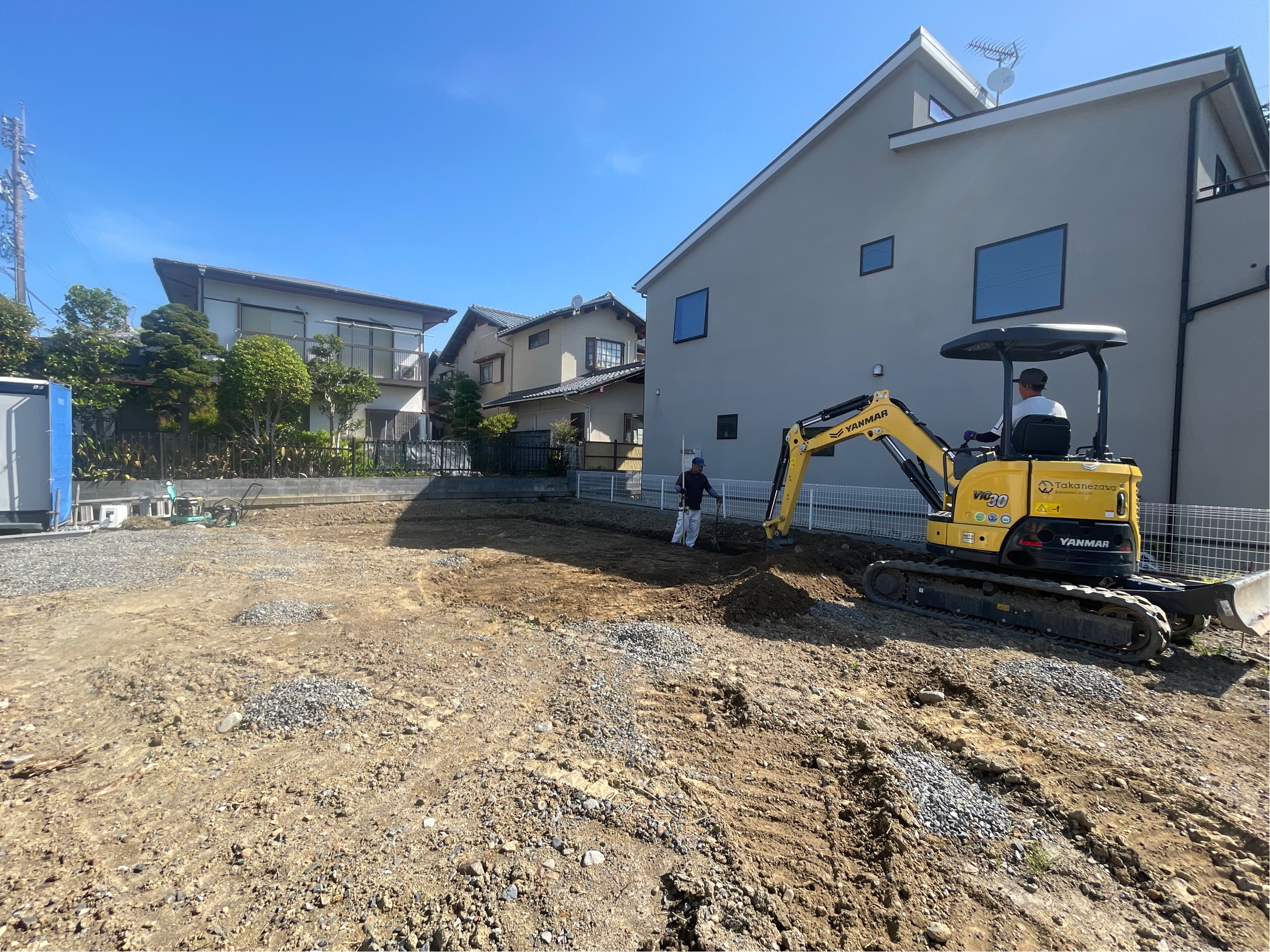 お家を支える基礎工事