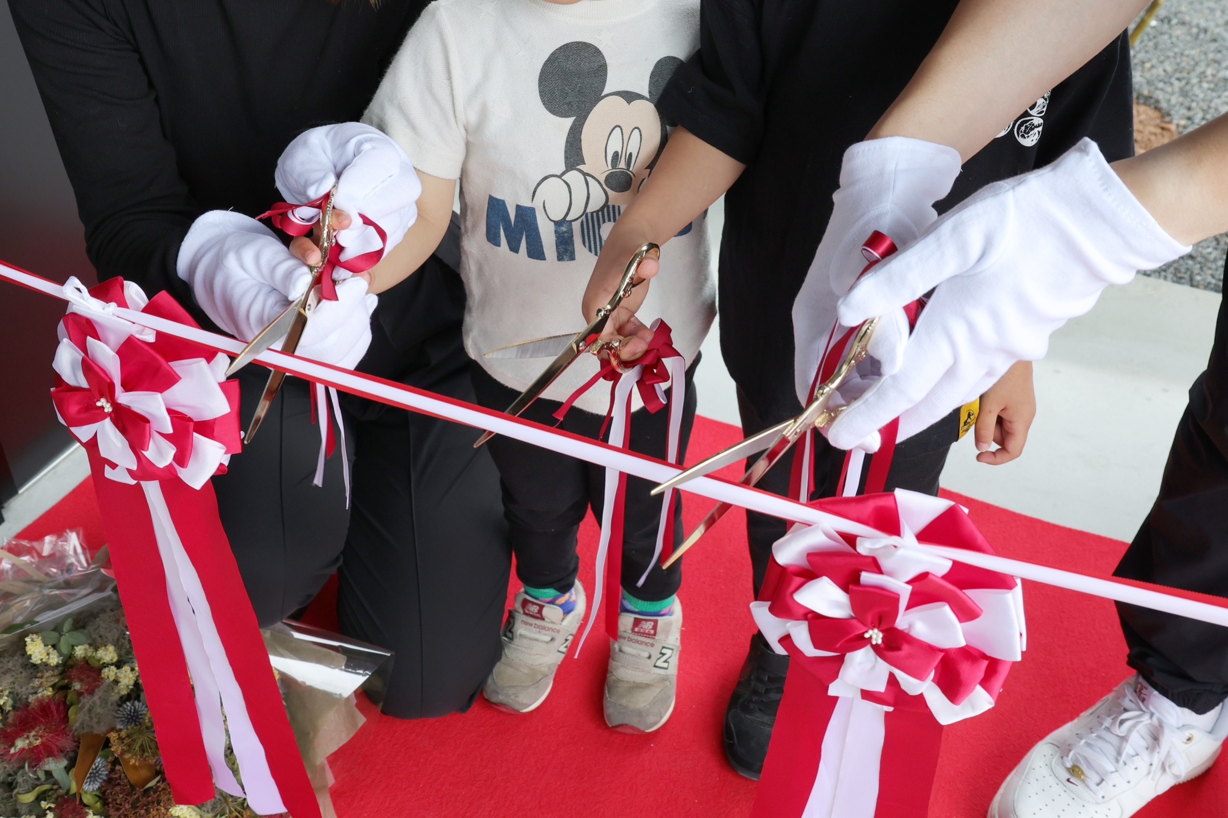 お引き渡しセレモニーを行いました